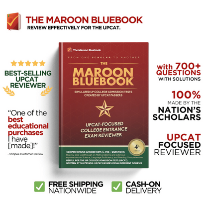 The Maroon Bluebook - ULTIMATE Updated UPCAT 2026 Reviewer