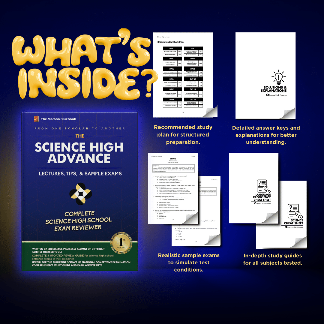 2024 ULTIMATE Science High Advance Book Reviewer – Achievo Institute