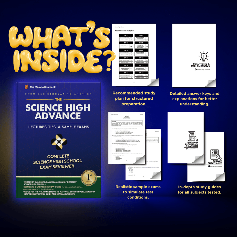 2024 ULTIMATE Science High Advance Book Reviewer – Achievo Institute