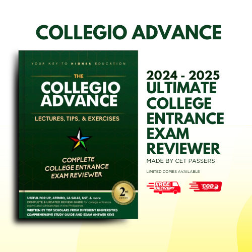 Collegio Advance ULTIMATE Updated College Entrance Exam Reviewer For collegio-advance-ultimate-updated-college-entrance-exam-reviewer-for