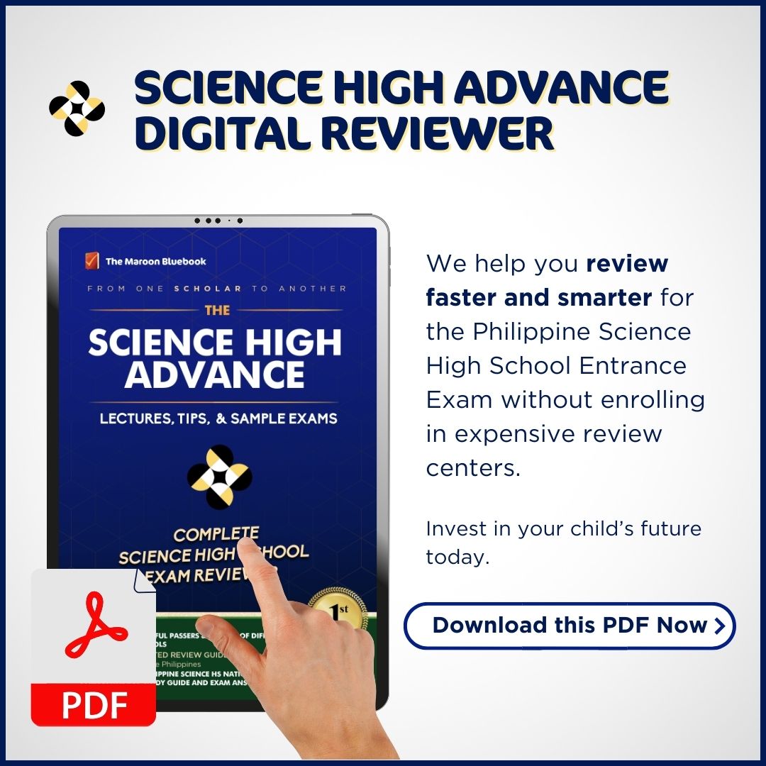 Science High Advance Digital Reviewer – The Maroon Bluebook
